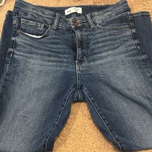 BKE Women's Skinny Jeans - Dark Blue